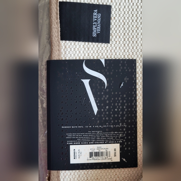 Simply Vera VERA WANG Premium Luxury Bath Runner (NWT) (NIP) - Picture 8 of 11